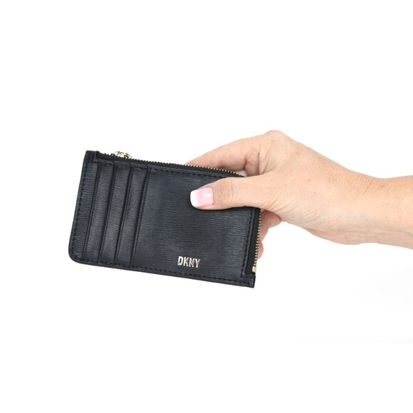 DKNY Perri Zip Around Wallet - Black - Picture 1 of 4